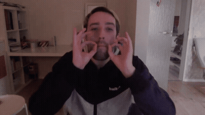 Bearded Man In Twitch Jacket GIF