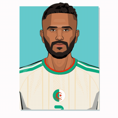 Bearded Man In White And Green Striped Shirt GIF