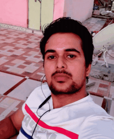 Bearded Man In White Reebok Shirt GIF