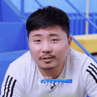Bearded Man In White Shirt Dmdf Otter GIF