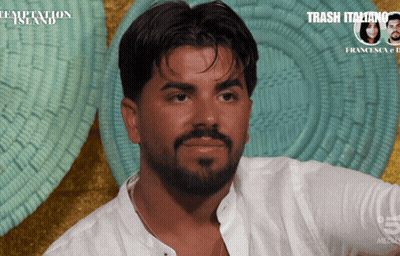 Bearded Man In White Shirt On Temptation Island GIF
