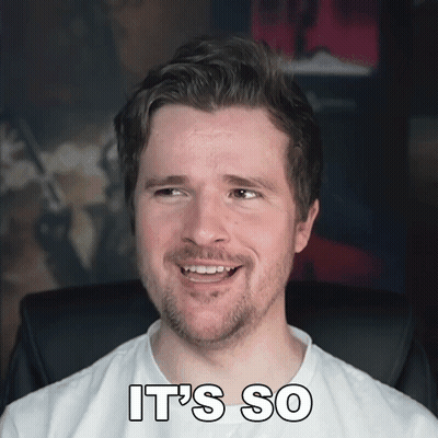 Bearded Man In White Shirt Saying It's So GIF