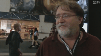Bearded Man Interviewed DB TV Sign GIF