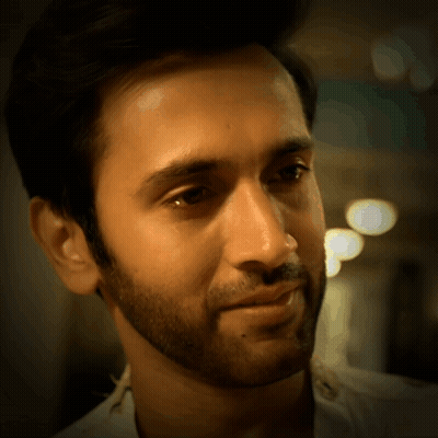 Bearded Man Looking At Camera Seriously GIF