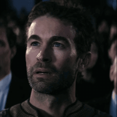 Bearded Man Looking At Camera Seriously GIF