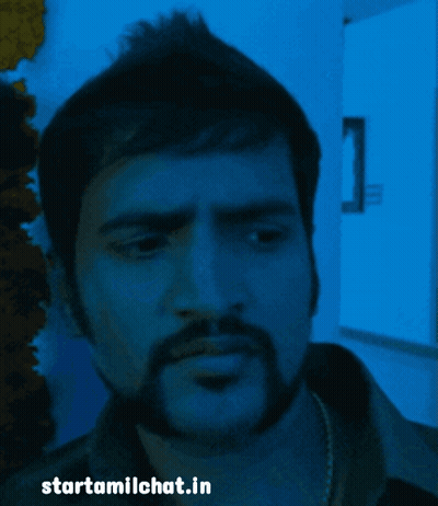 Bearded Man Looking At Camera Starttamilchat.in GIF