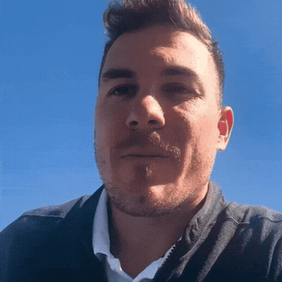 Bearded Man Looking At Camera GIF