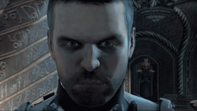 Bearded Man Looking At Camera Wall Saying N GIF