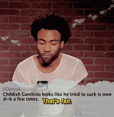Bearded Man Looking At Phone Saying That's Fair GIF