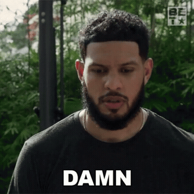 Bearded Man Making Damn Gesture GIF