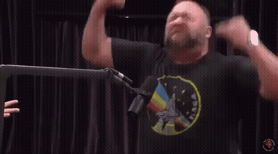Bearded Man Making Funny Face At Microphone GIF