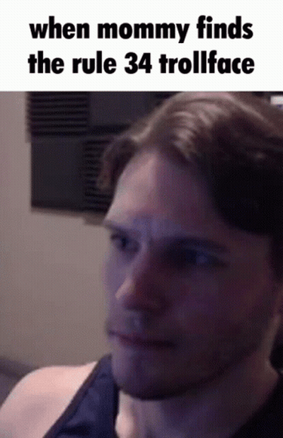 Bearded Man Making Funny Face GIF
