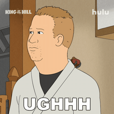 Bearded Man Making Funny Face Saying Ugh GIF