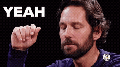 Bearded Man Making Funny Face Saying Yeah GIF