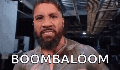 Bearded Man Making Funny Face With Chain GIF