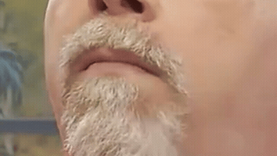 Bearded Man Making Funny Face GIF