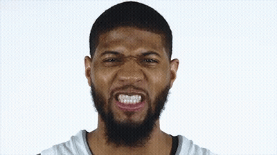 Bearded Man Making Funny Open Mouth Face GIF