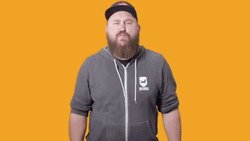 Bearded Man More Power GIF