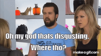 Bearded Man My God That's Disgusting Where Tho GIF