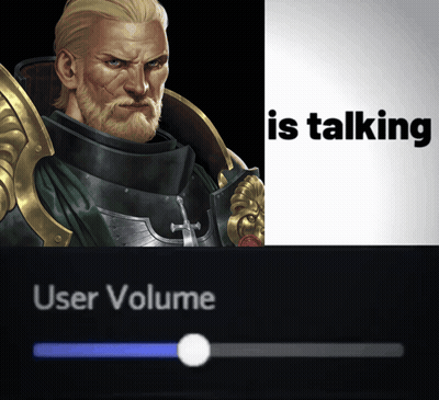 Bearded Man Next To Sign Saying User Volume Is Talking GIF