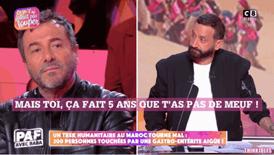 Bearded Man On TV Show Paf GIF