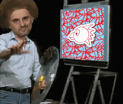 Bearded Man Painting Beauty Is Everywhere GIF