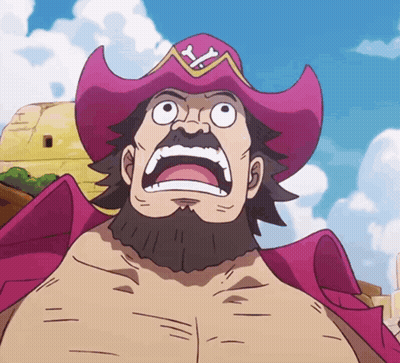 Bearded Man Pink Cowboy Hat Crossbones GIF