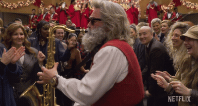 Bearded Man Playing Saxophone GIF