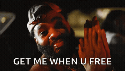 Bearded Man Praying Get Me When U Free GIF