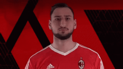 Bearded Man Red Adidas Jersey Holding Red And White Object GIF