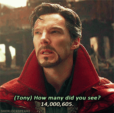 Bearded Man Red Coat Asks Tony How Many GIF