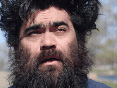 Bearded Man Sad Look At Camera GIF