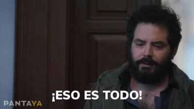 Bearded Man Saying Eso Es Todo GIF