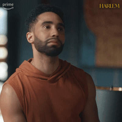 Bearded Man Saying Get Yo Man Harlem Poster GIF