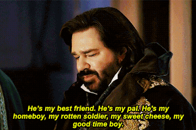 Bearded Man Saying He's My Best Friend And He's My Pal GIF