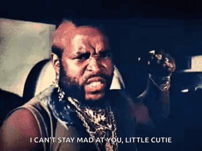 Bearded Man Saying I Can't Stay Mad At You Little Cutie GIF