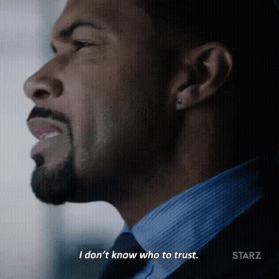 Bearded Man Saying I Don't Know Who To Trust GIF
