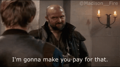 Bearded Man Saying I'm Gonna Make You Pay GIF