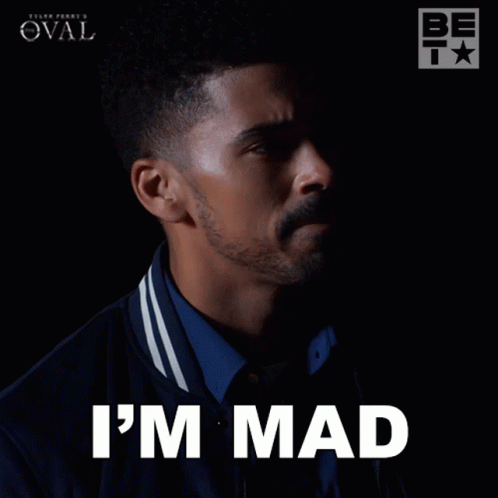 Bearded Man Saying I'm Mad GIF