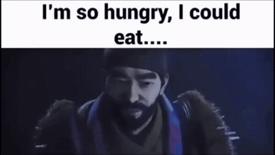 Bearded Man Saying I'm So Hungry GIF