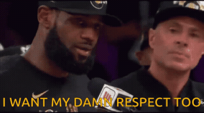 Bearded Man Saying I Want My Damn Respect Too Into Microphone GIF