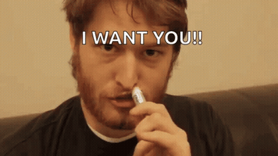 Bearded Man Saying I Want You GIF