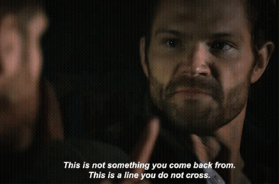 Bearded Man Saying Line You Do Not Cross GIF