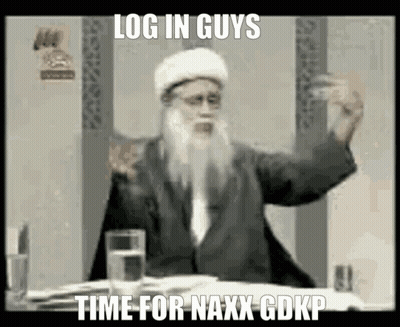 Bearded Man Saying Log In Guys Naxx GDKP GIF