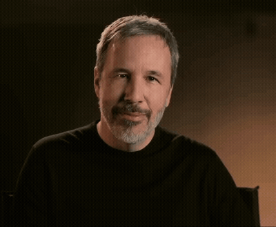 Bearded Man Saying Long Live Cinema in Yellow