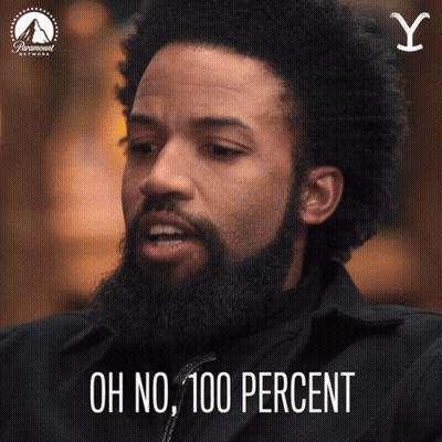 Bearded Man Saying Oh No 100 Percent GIF