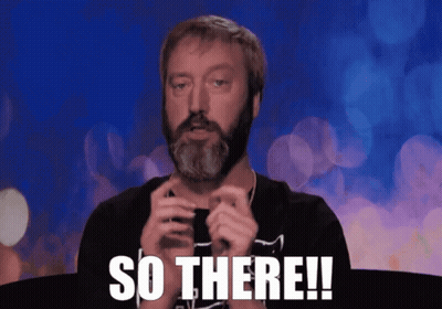 Bearded Man Saying So GIF