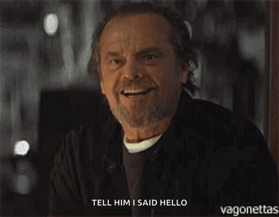 Bearded Man Saying Tell Him I Said Hello GIF