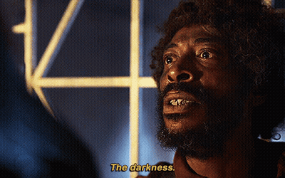 Bearded Man Saying The Darkness GIF
