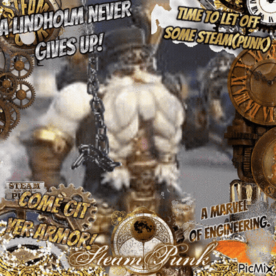 Bearded Man Saying Time To Let Off Steampunks GIF